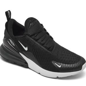 Big Kids Air Max 270 Casual Sneakers Black
